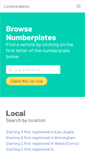 Mobile Screenshot of licence-plate.com